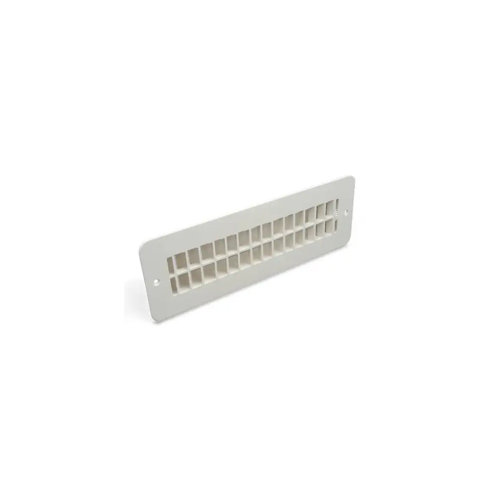 Floor Register, 2X10, W/Damper, Polar White - BBM94259